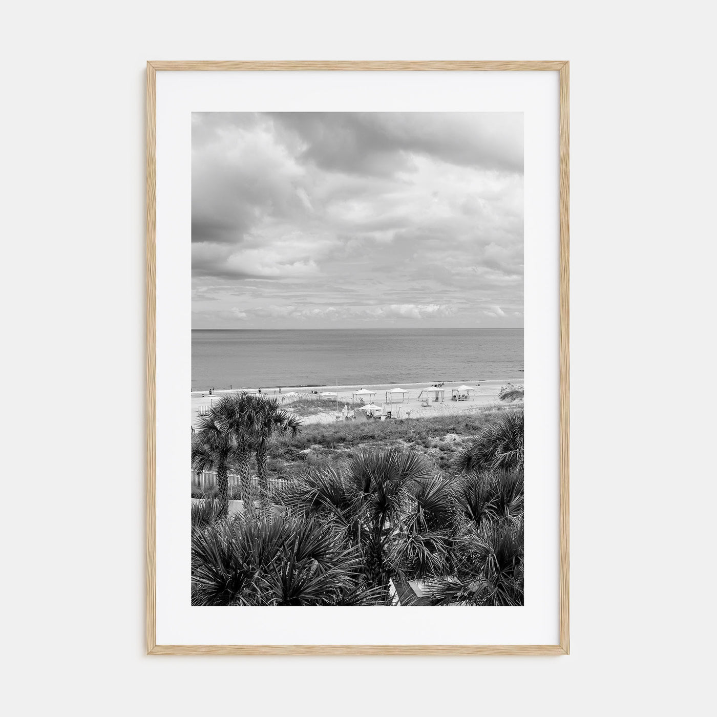 Fernandina Beach Photo B&W Poster