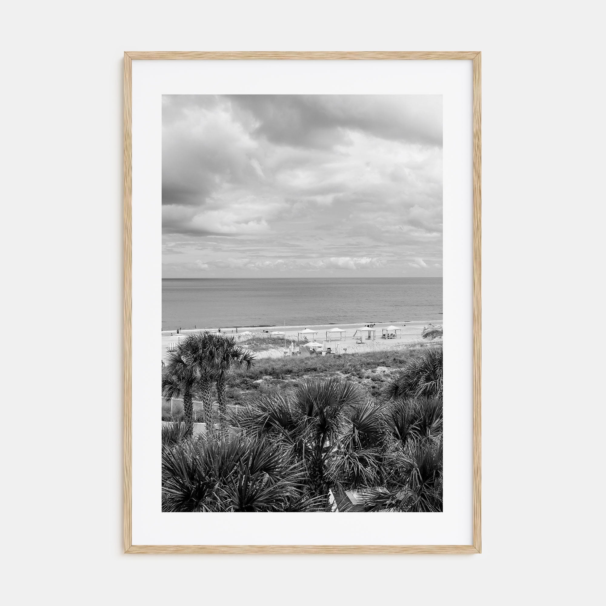 Fernandina Beach Photo B&W Poster
