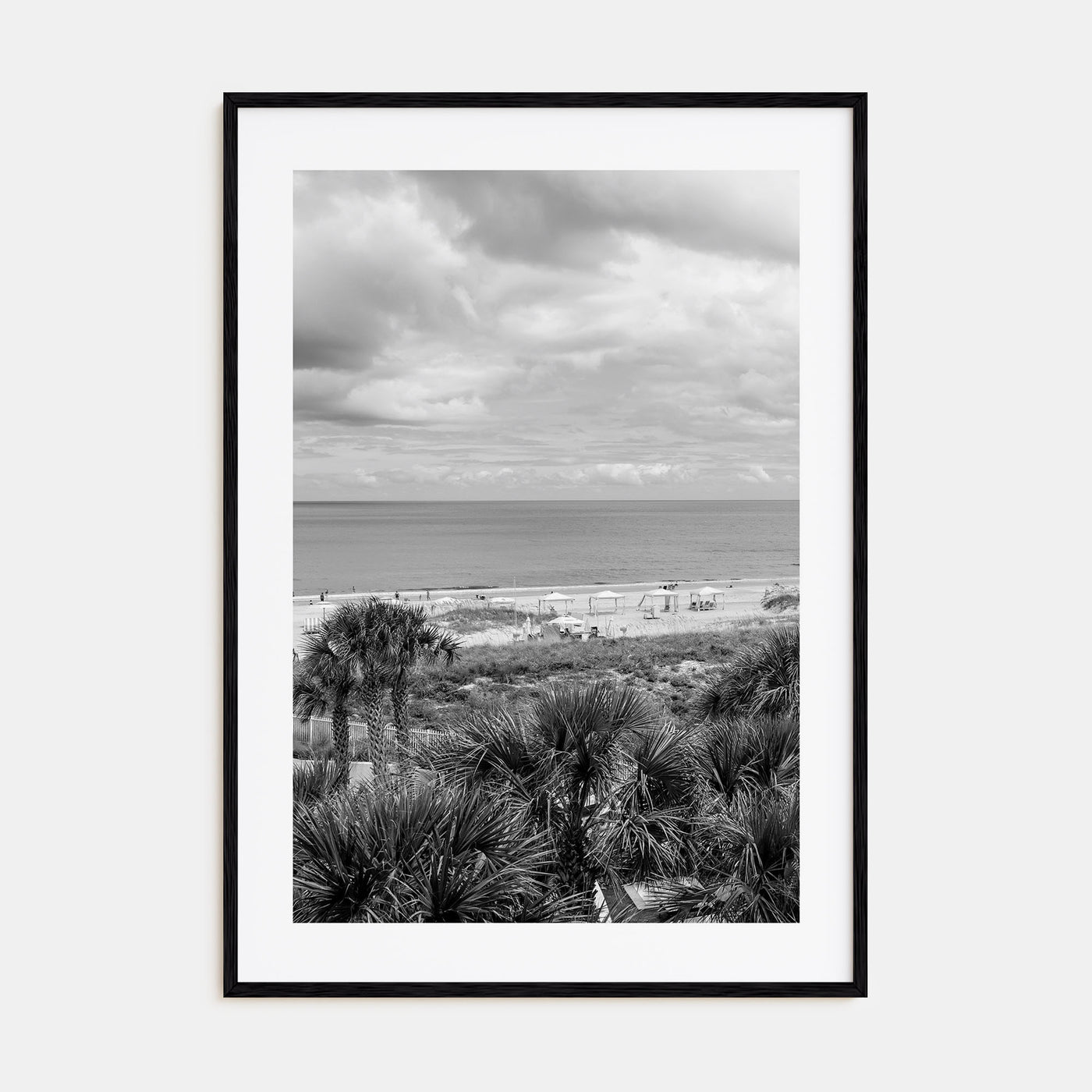 Fernandina Beach Photo B&W Poster