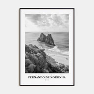 Fernando de Noronha Portrait B&W Poster