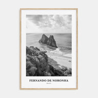 Fernando de Noronha Portrait B&W Poster