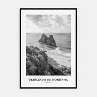Fernando de Noronha Portrait B&W Poster