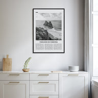 Fernando de Noronha Travel B&W Poster
