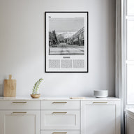 Fernie Travel B&W Poster