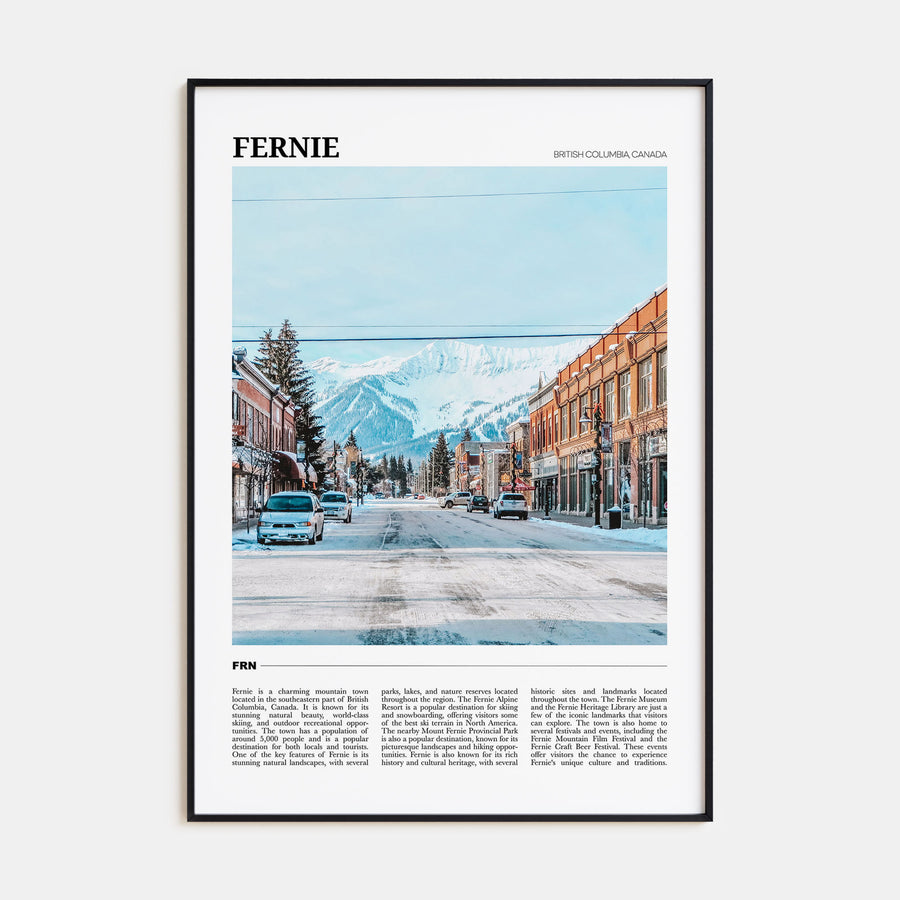 Fernie Travel Color Poster