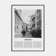 Ferrara Travel B&W Poster