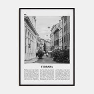 Ferrara Travel B&W Poster