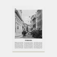 Ferrara Travel B&W Poster
