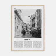 Ferrara Travel B&W Poster