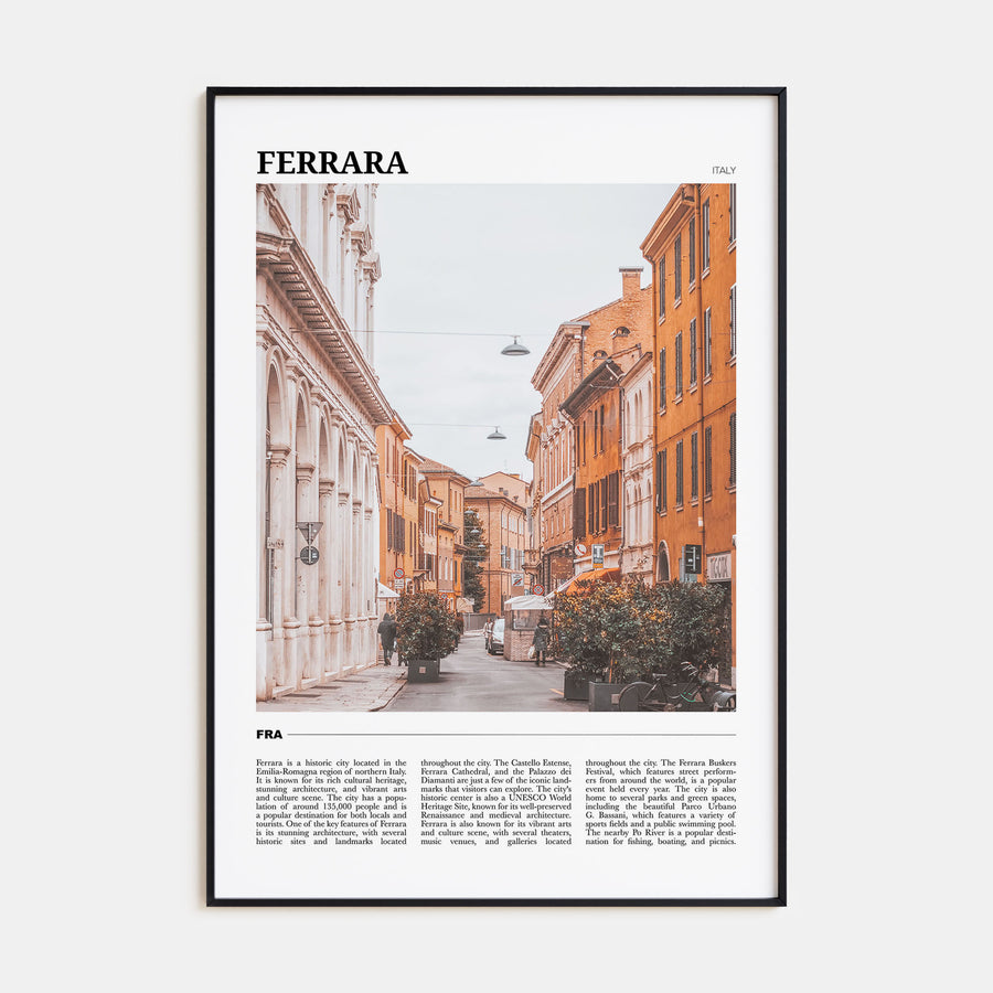 Ferrara Travel Color Poster