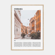 Ferrara Travel Color Poster