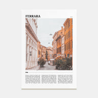 Ferrara Travel Color Poster