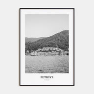 Fethiye Portrait B&W Poster