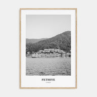 Fethiye Portrait B&W Poster