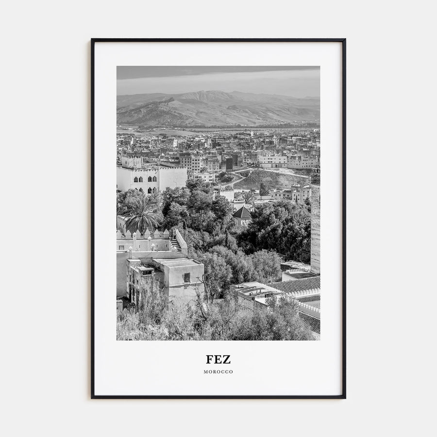 Fez Portrait B&W Poster