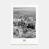 Fez Portrait B&W Poster