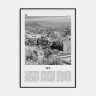 Fez Travel B&W Poster