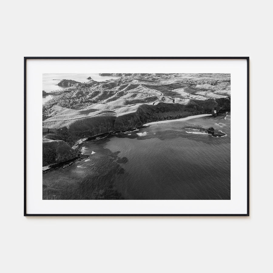 Fiji Landscape B&W Poster