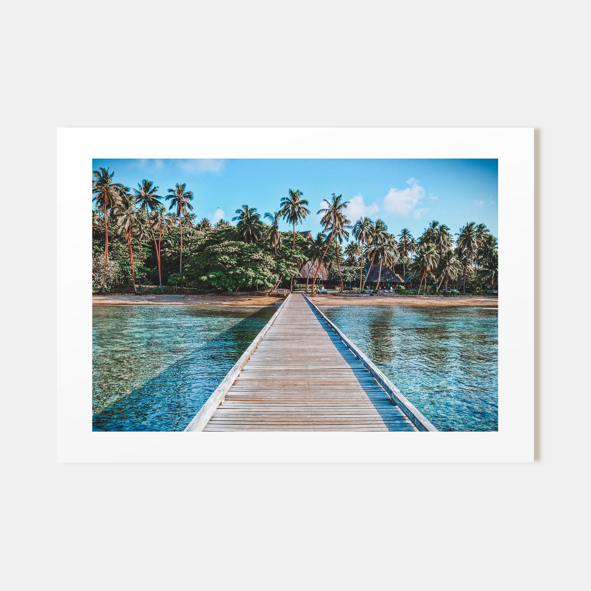 Fiji Landscape Color Poster