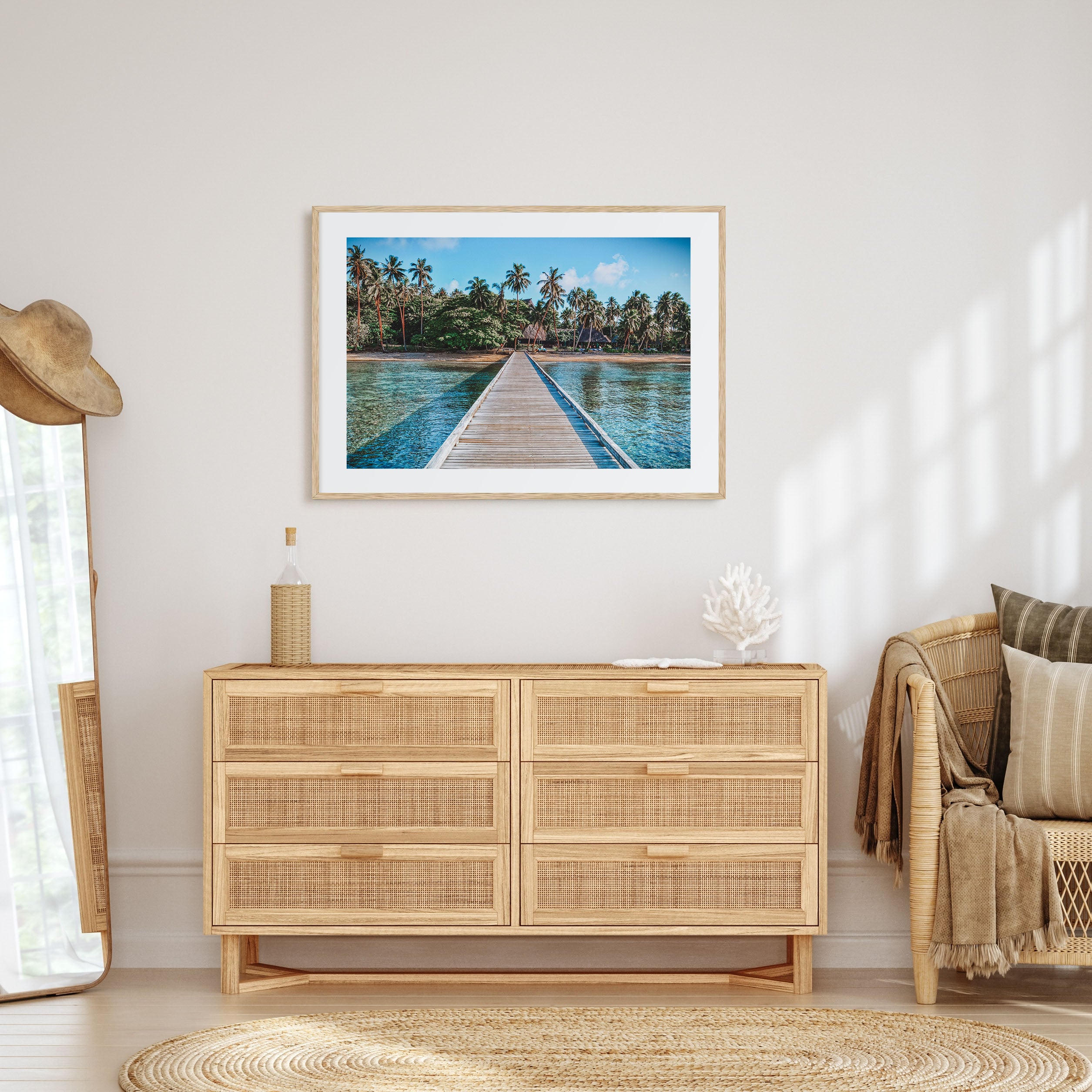 Fiji Landscape Color Poster