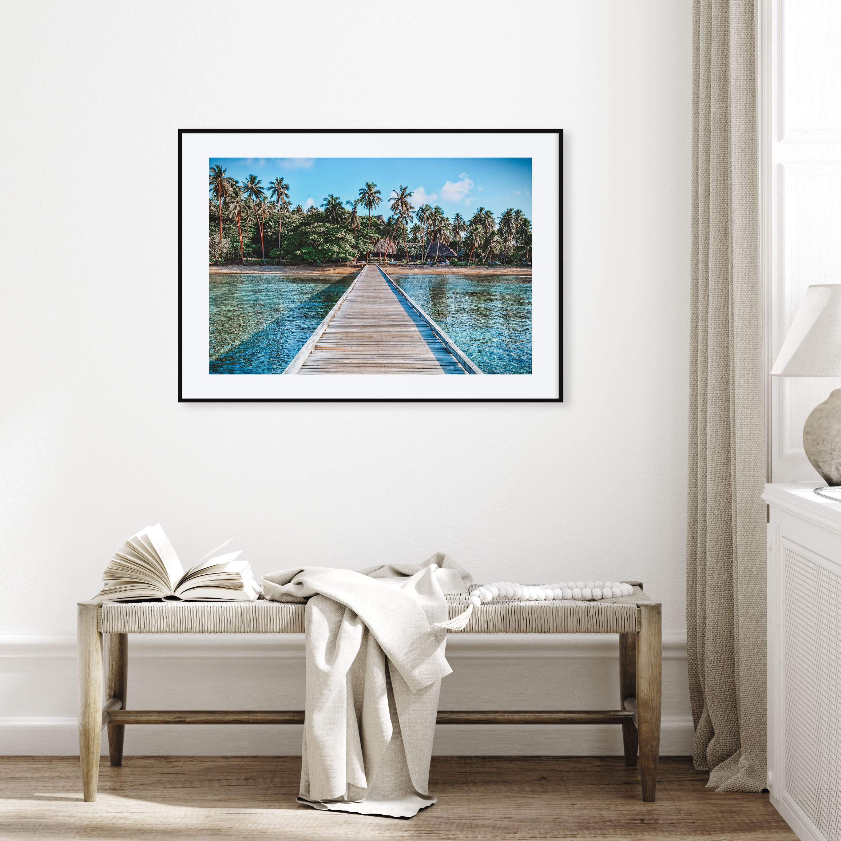 Fiji Landscape Color Poster