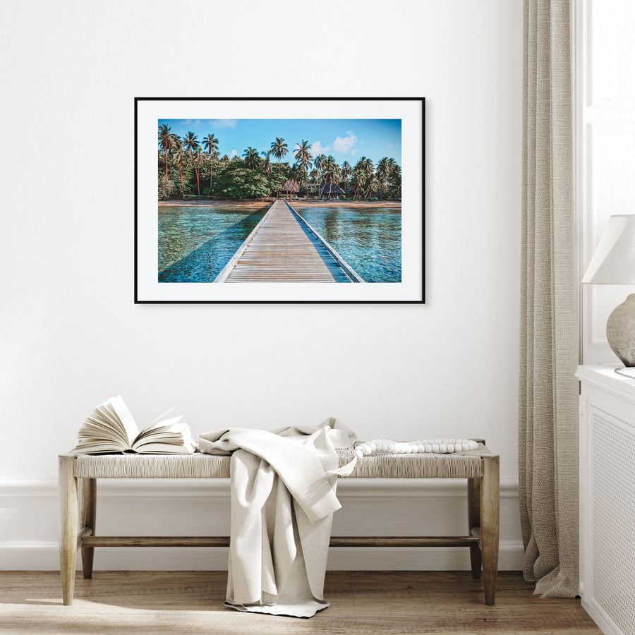 Fiji Landscape Color Poster