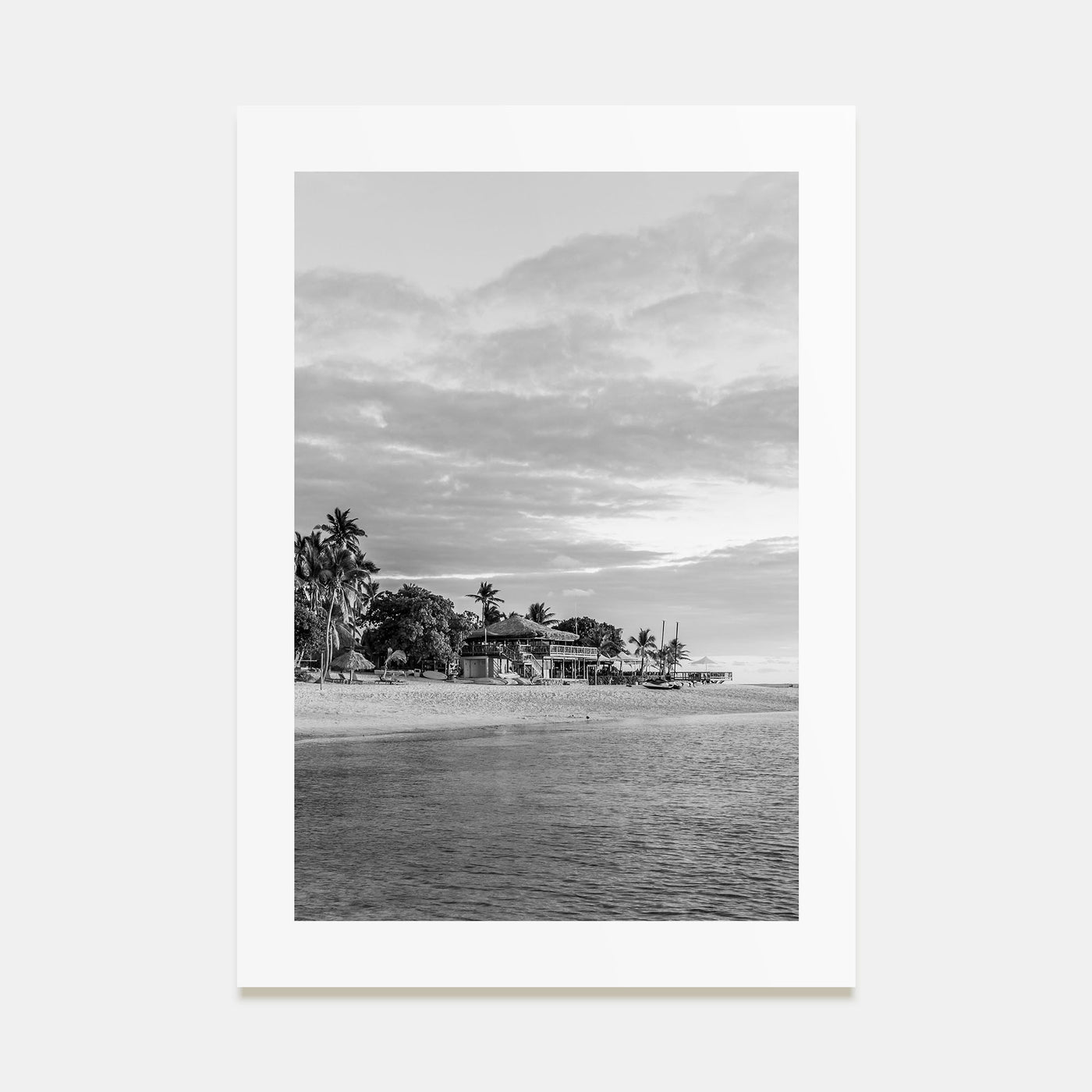 Fiji Photo B&W Poster