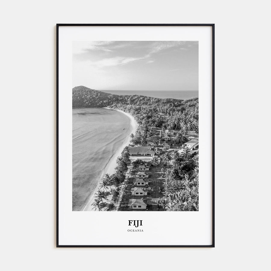 Fiji Portrait B&W No 1 Poster
