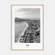 Fiji Portrait B&W No 1 Poster