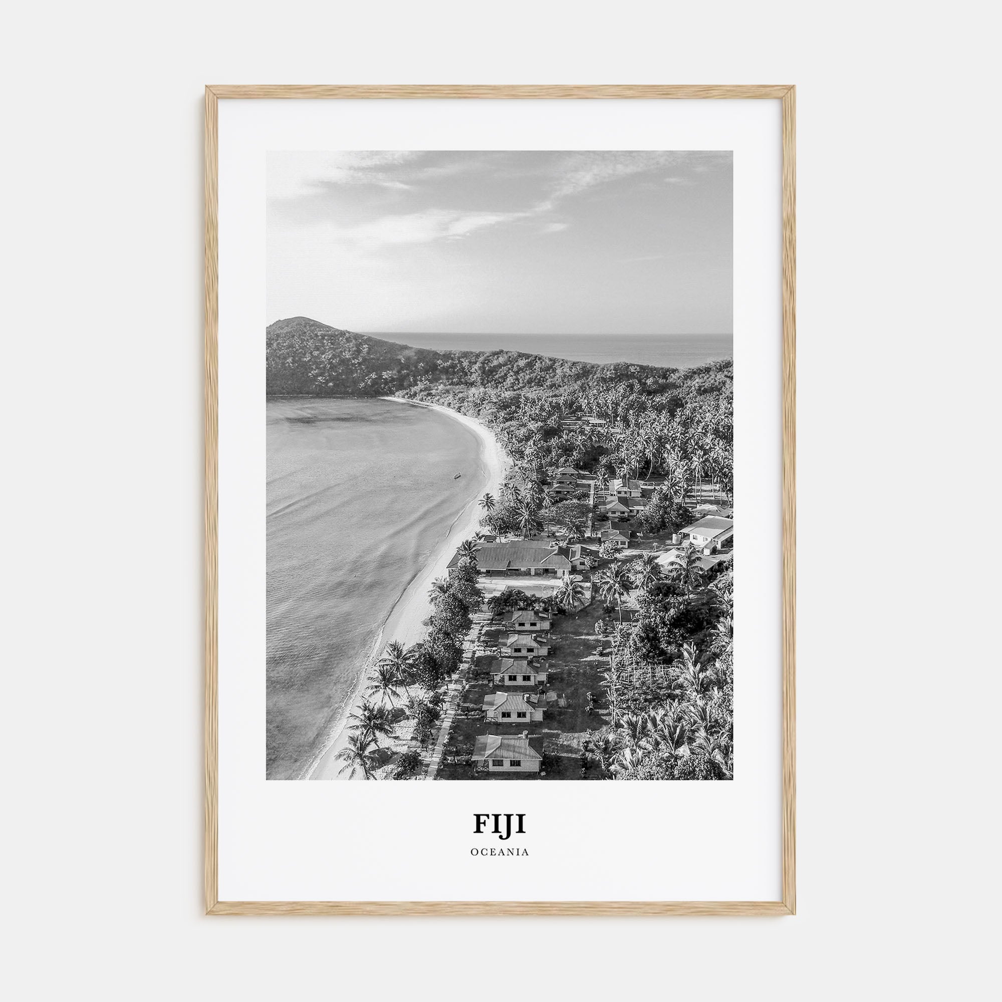 Fiji Portrait B&W No 1 Poster