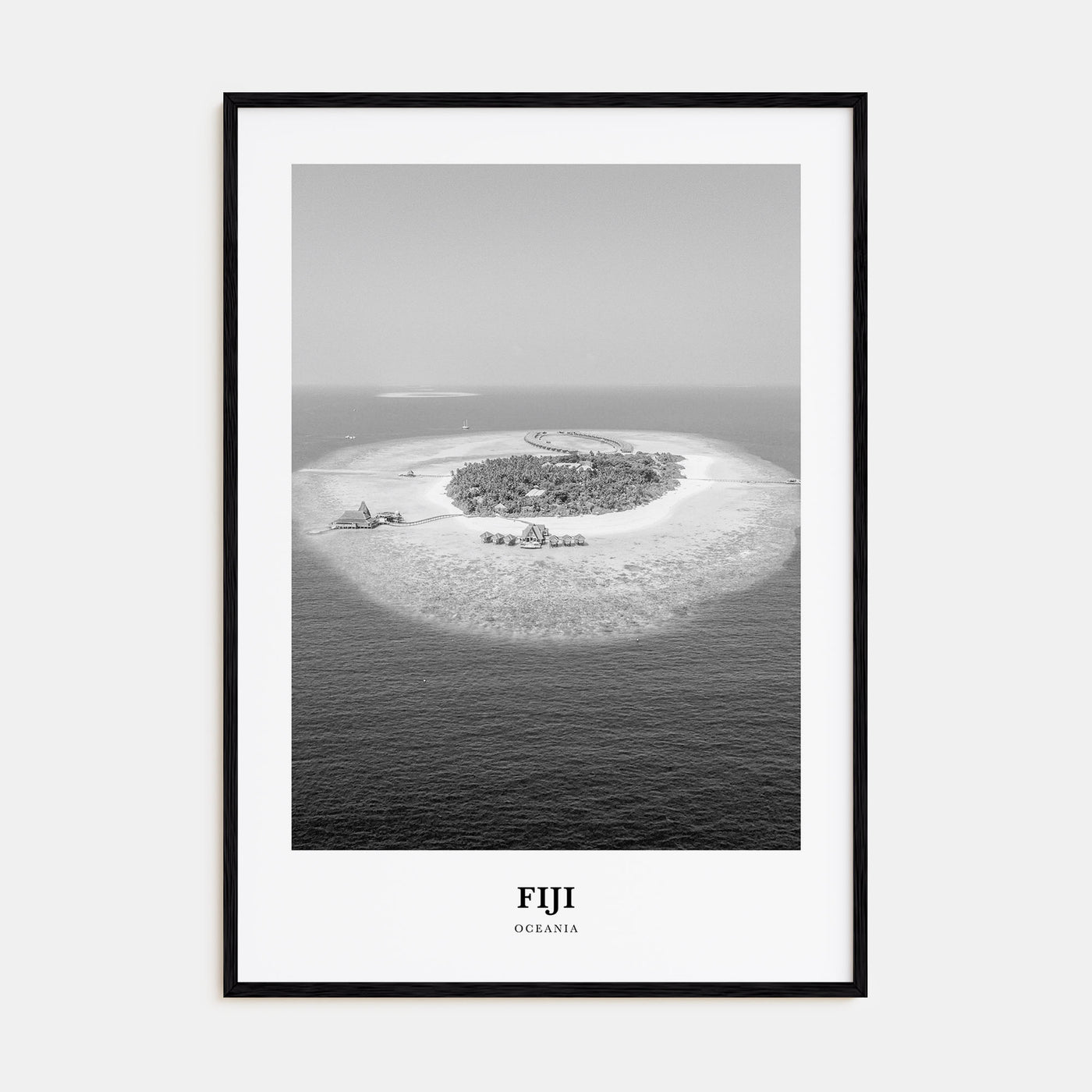 Fiji Portrait B&W No 2 Poster