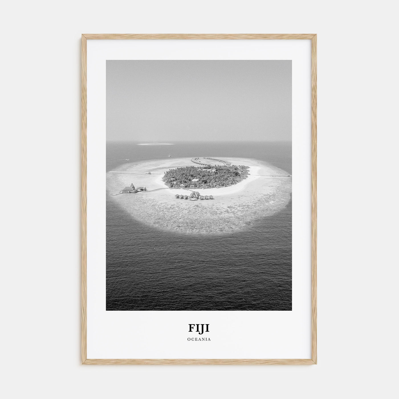 Fiji Portrait B&W No 2 Poster