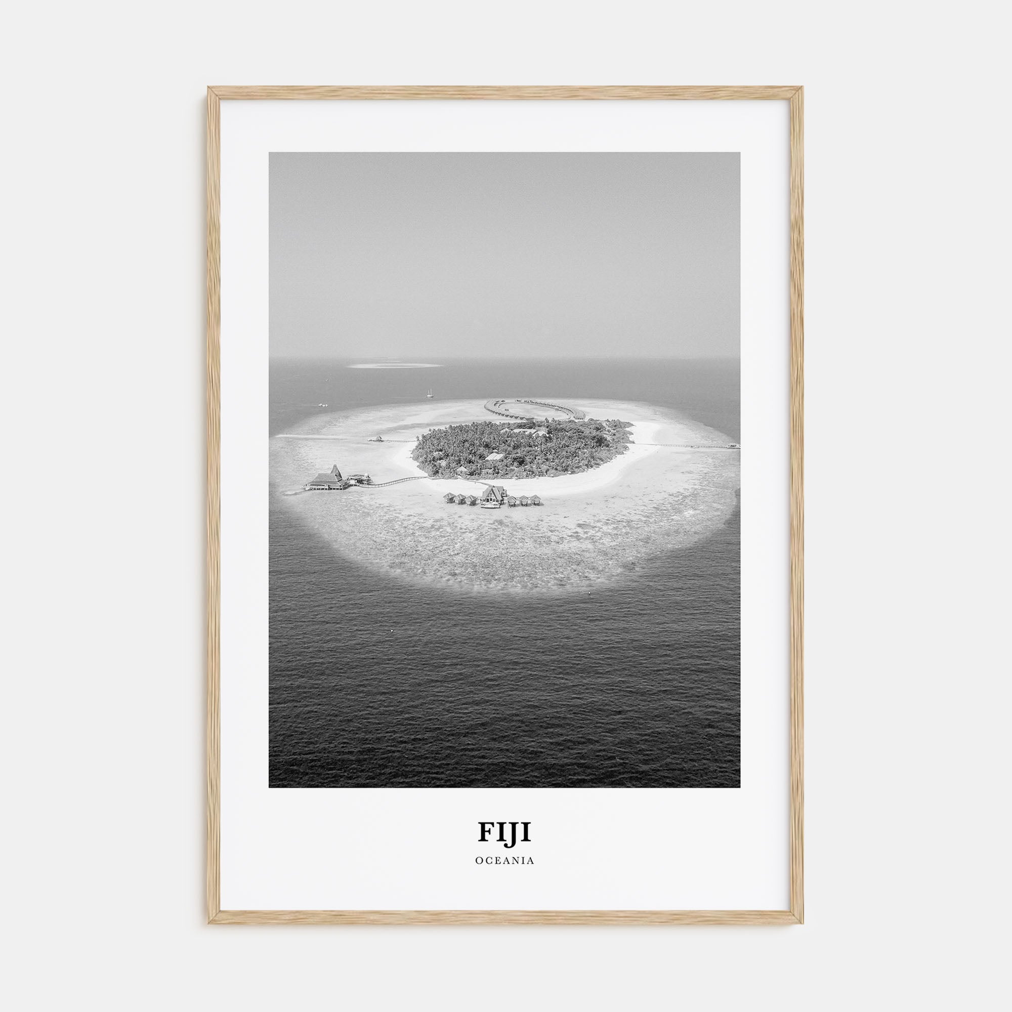 Fiji Portrait B&W No 2 Poster