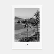 Fiji Portrait B&W No 3 Poster