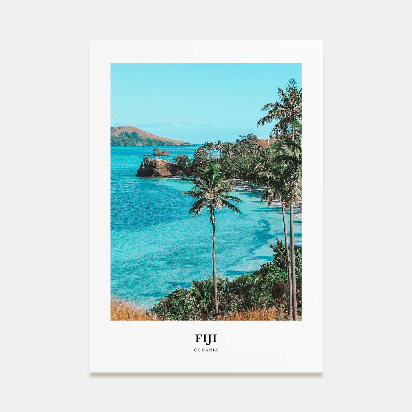 Fiji Portrait Color Poster