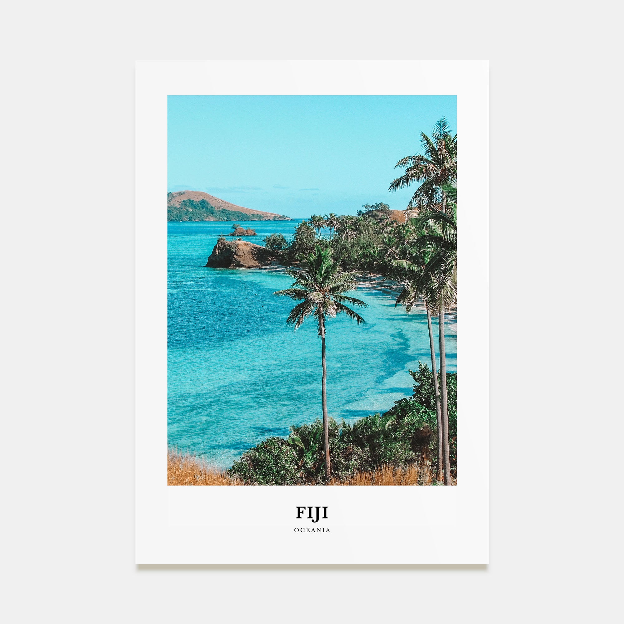 Fiji Portrait Color Poster