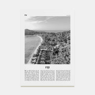 Fiji Travel B&W No 2 Poster