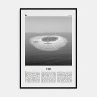 Fiji Travel B&W No 3 Poster