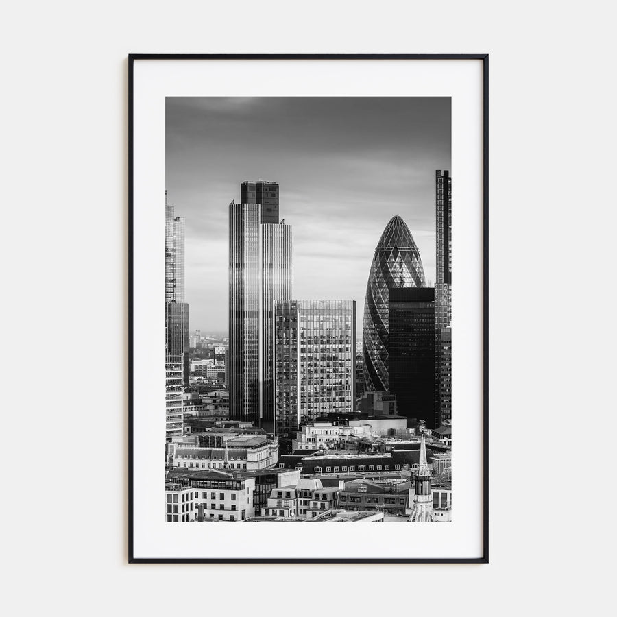 Financial District, New York City Photo B&W Poster
