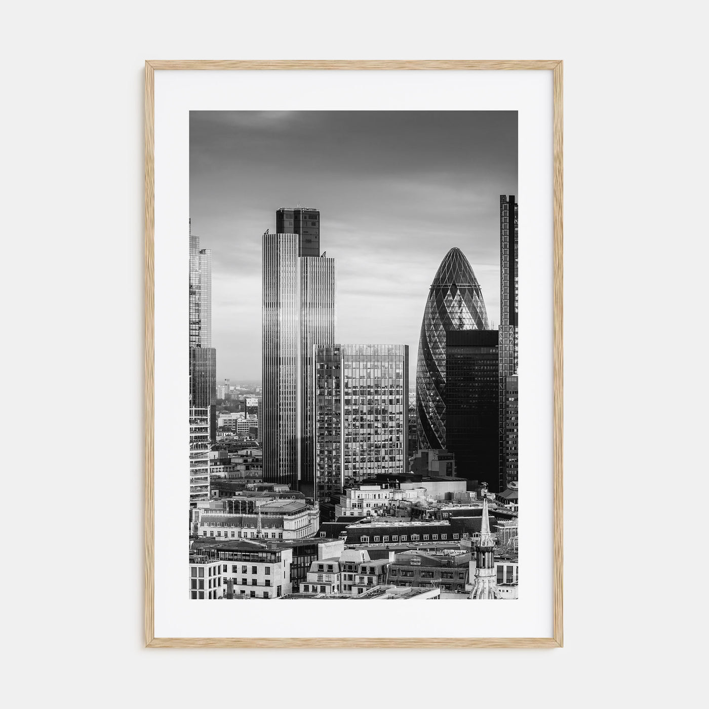 Financial District, New York City Photo B&W Poster