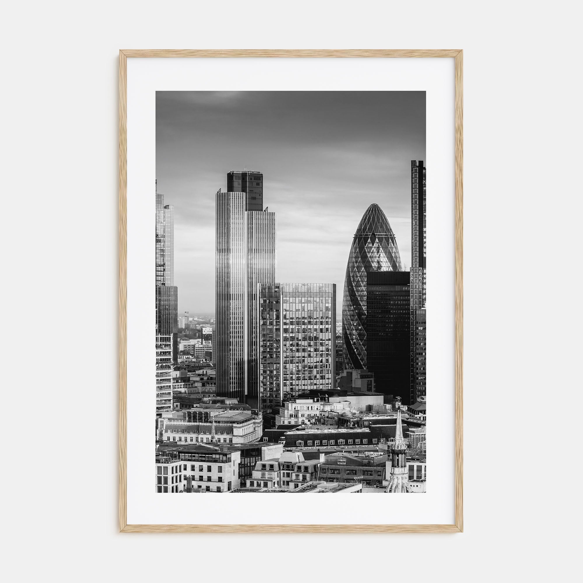 Financial District, New York City Photo B&W Poster