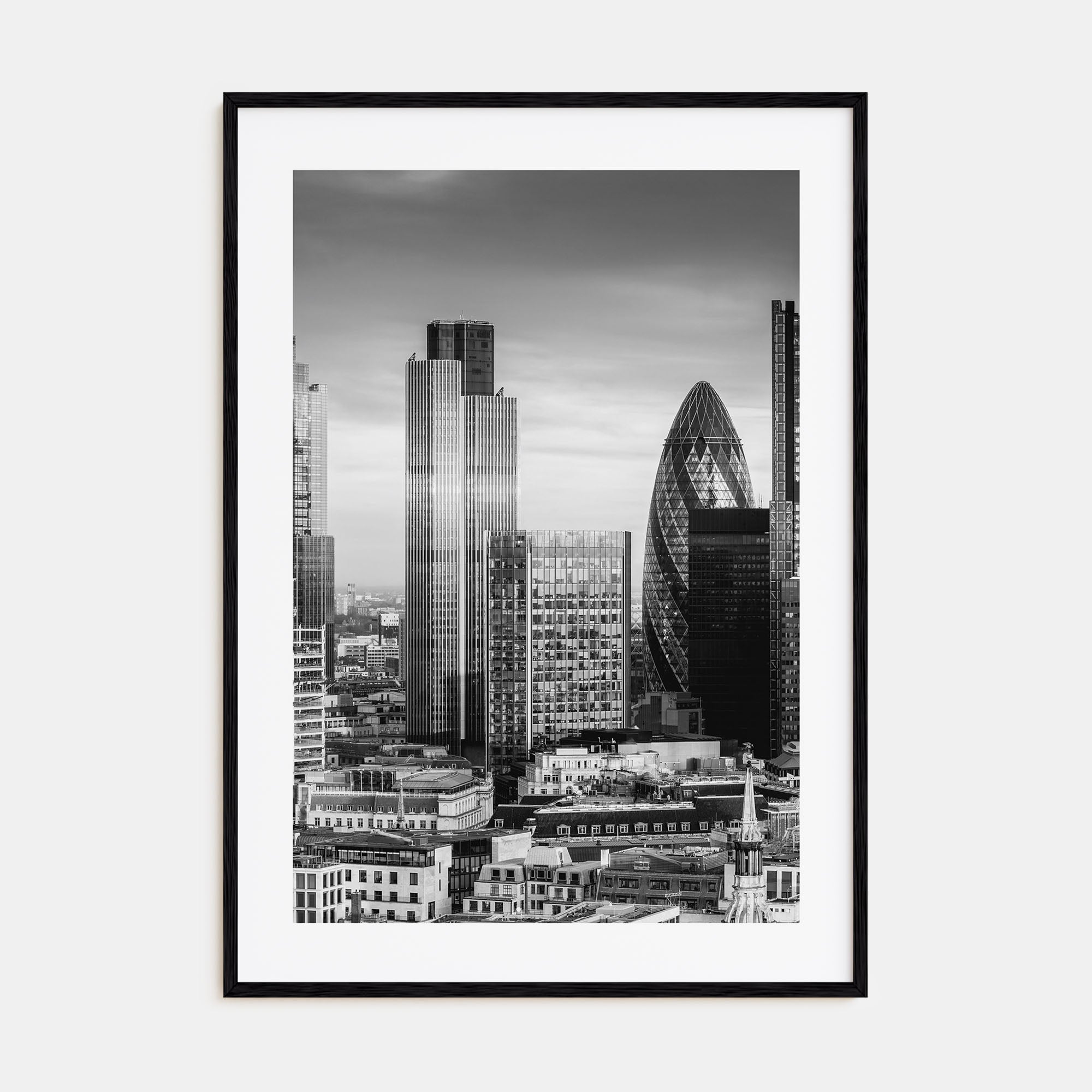 Financial District, New York City Photo B&W Poster