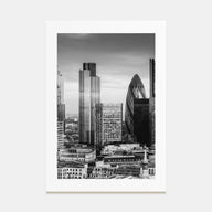 Financial District, New York City Photo B&W Poster