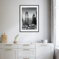 Financial District, New York City Photo B&W Poster