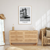 Finger Lakes Portrait B&W Poster