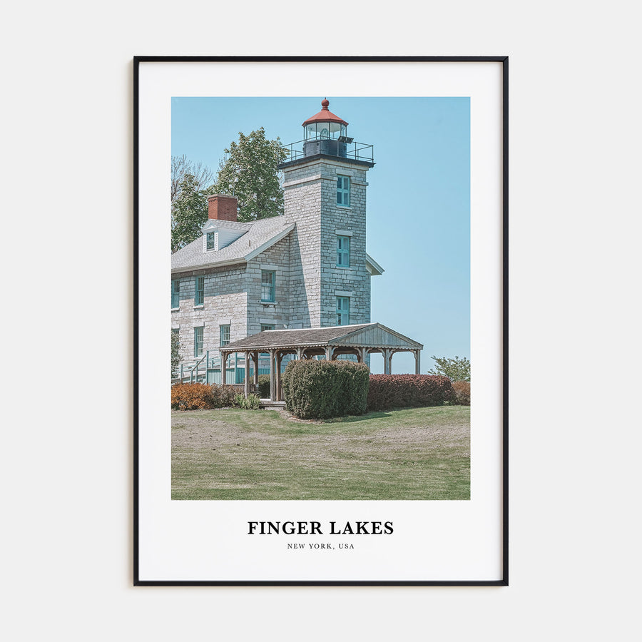 Finger Lakes Portrait Color Poster