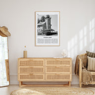 Finger Lakes Travel B&W Poster