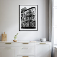 Fire Escapes Photo B&W No 1 Poster