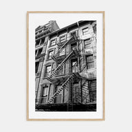Fire Escapes Photo B&W No 1 Poster