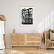 Fire Escapes Photo B&W No 1 Poster